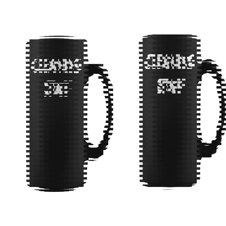 清掃スタッフ クルー 用務員 ユニフォーム カストディアン ジョブ 従業員 コーヒーマグ