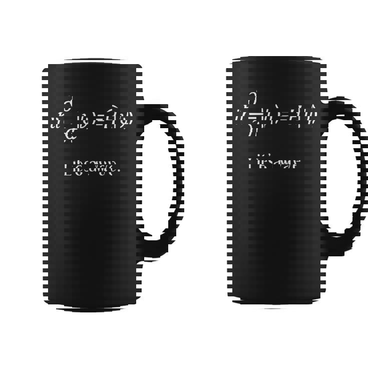 物理学者数学者のためのシュレディンガー方程式ティー コーヒーマグ