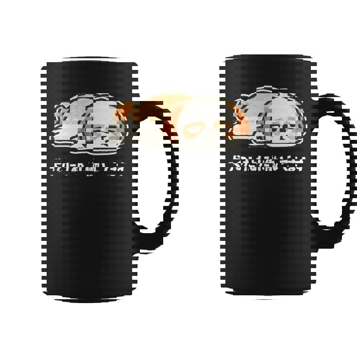 犬のために働いてます シーズー ゆるかわ犬イラスト コーヒーマグ