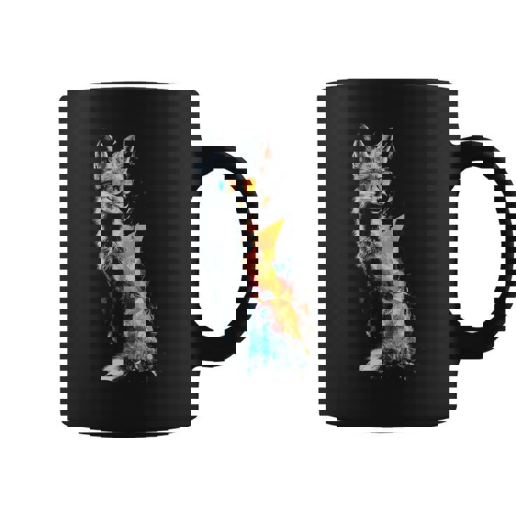 狐 長袖tシャツ コーヒーマグ