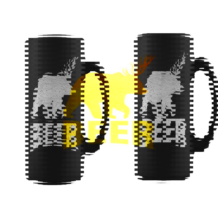 狩猟 ビール スピリット 動物 ティー ベア 鹿 ティー ビール クマ 鹿 コーヒーマグ