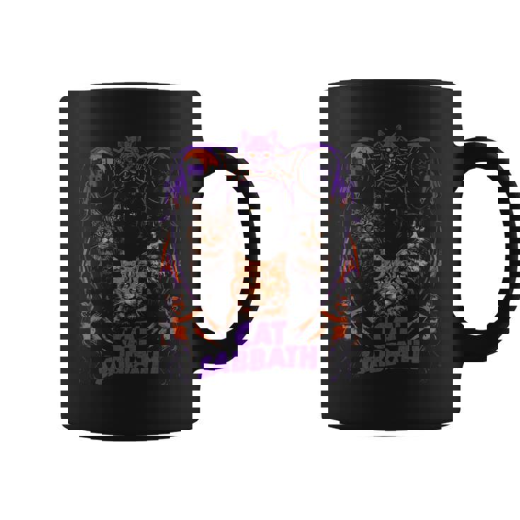 猫 安息日 猫 ヘビー ロック バンド パロディ 長袖tシャツ コーヒーマグ