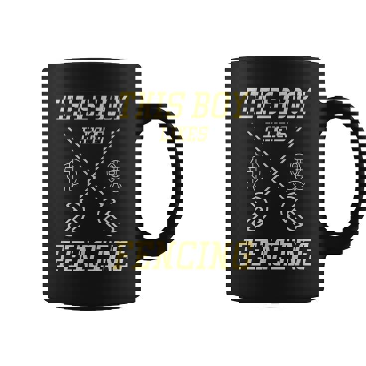 男の子はフェンシングが好き スポーツ 趣味 フェンシング コーヒーマグ