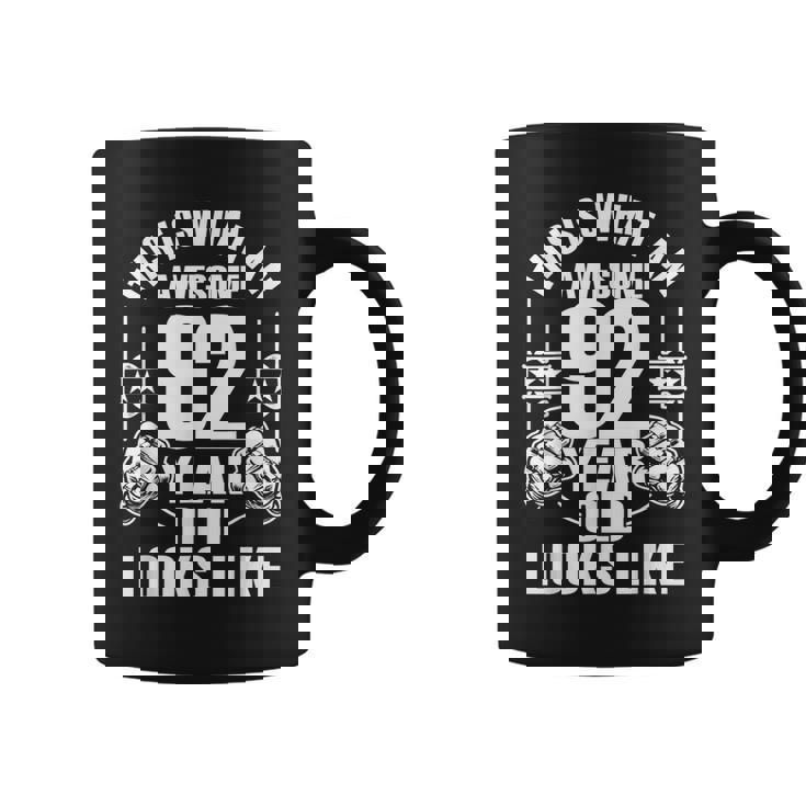 男性、女性、92歳の誕生日への92歳の誕生日プレゼント コーヒーマグ