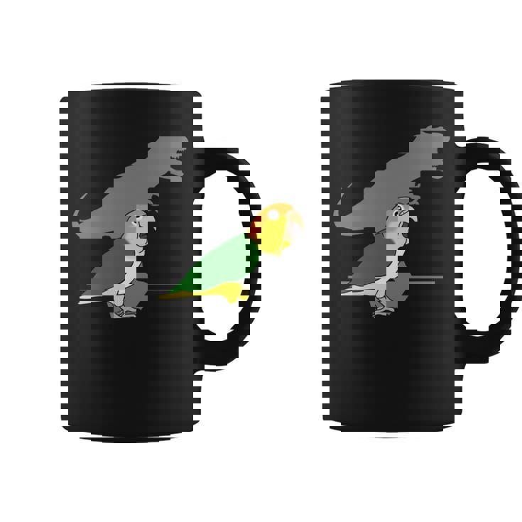 白腹 ケーク T-Rex 鳥ミーム 恐竜オウム 長袖tシャツ コーヒーマグ