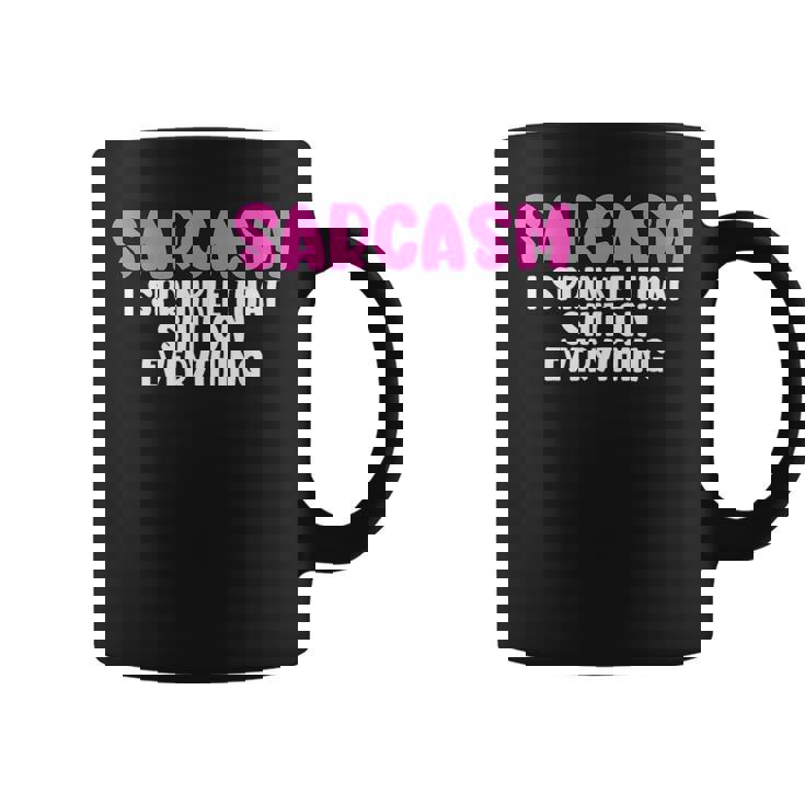 皮肉、何にでもクソをまき散らす面白いユーモア コーヒーマグ