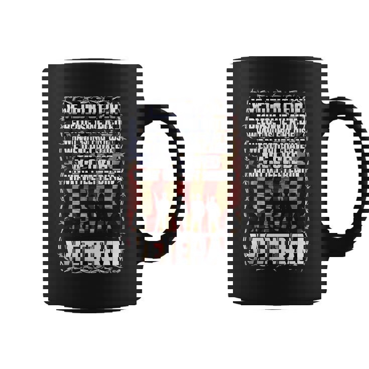 私たちは戦わなかった 私たちは愛しました 退役軍人 アメリカの旗 愛国的 長袖tシャツ コーヒーマグ