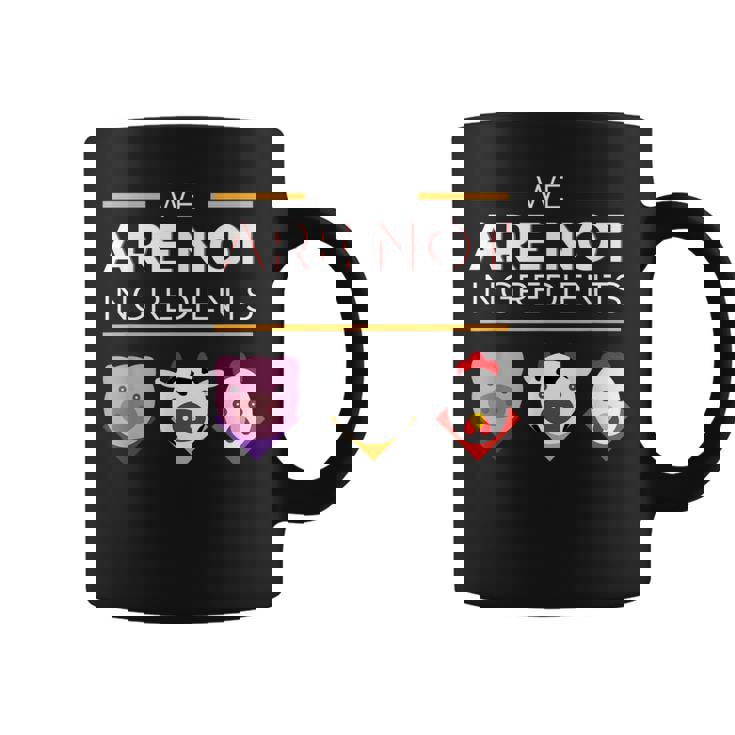 私たちは食材ではありませんビーガン、動物の権利 コーヒーマグ