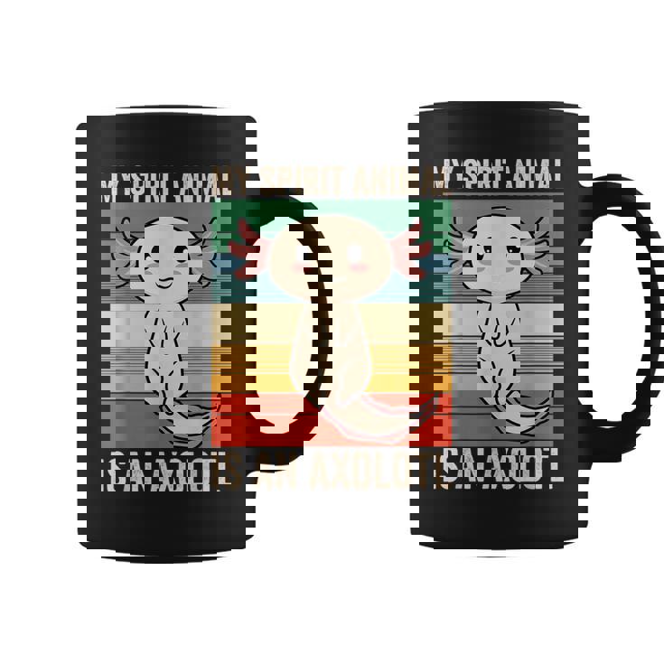 私のスピリットアニマルはウーパールーパーかわいいアホロートルキッズ コーヒーマグ