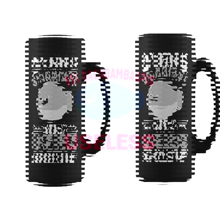 私の脳は95％サカバンバスピスの面白い魚のミーム コーヒーマグ