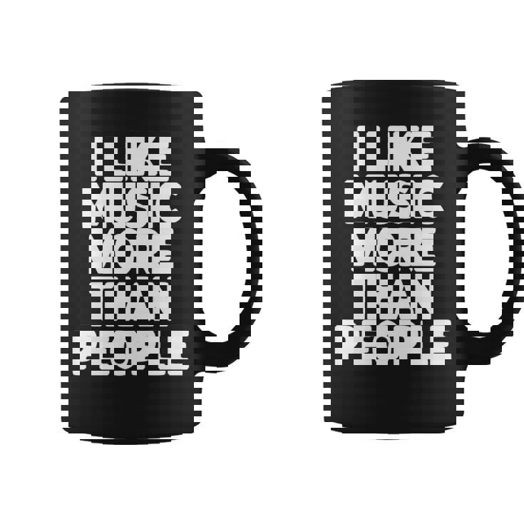 私は人より音楽が好き 長袖tシャツ コーヒーマグ