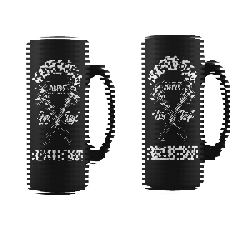 空港消防士服 航空機 救助 消防士 コーヒーマグ