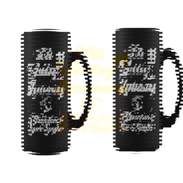 結婚20周年 夫婦 結婚20年 お祝い 長袖tシャツ コーヒーマグ