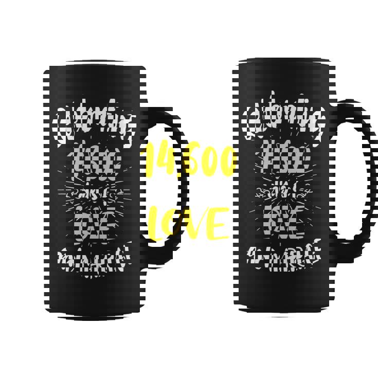 結婚40周年のお祝い 結婚40周年記念 長袖tシャツ コーヒーマグ