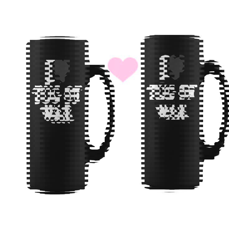 綱引き大好き コーヒーマグ