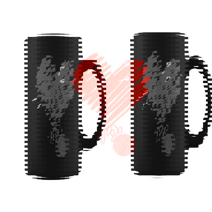 編み物 I かぎ針編み I 毛糸 I ニッター I 編み物 コーヒーマグ