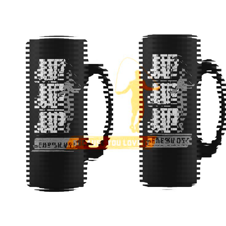 縄跳び Because You Love It 縄跳び コーヒーマグ