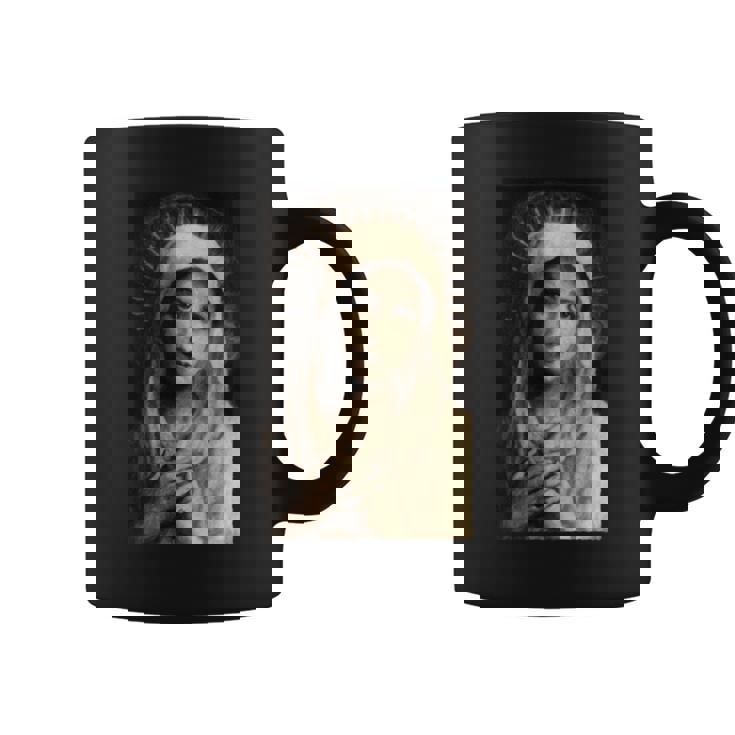 聖母マリア マリア カトリック絵画 長袖tシャツ コーヒーマグ