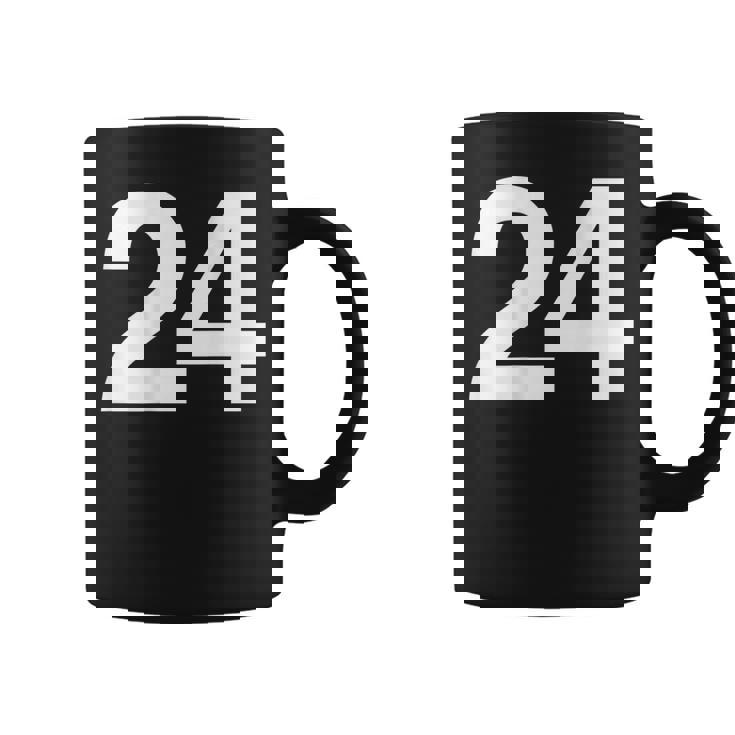 背番号24 番号付きシャツ番号 コーヒーマグ