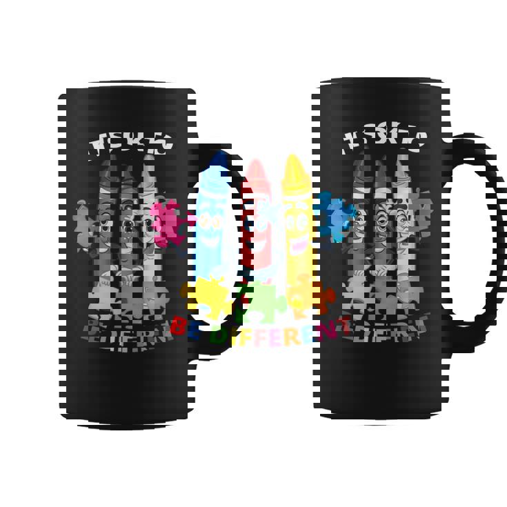 自閉症の認識 違ってもいい 自閉症の青 コーヒーマグ