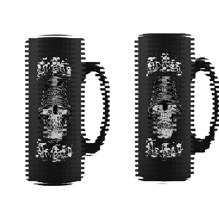 苦労なくして得るものなし チカーノタトゥーアートスカルホームボーイローライダー コーヒーマグ