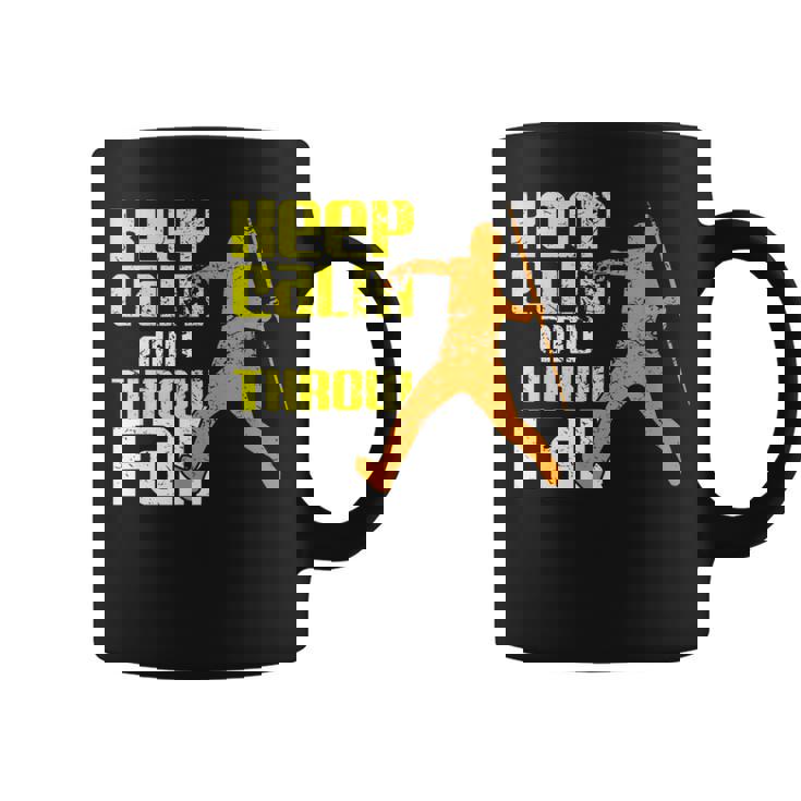 落ち着いて遠くに投げろ コーヒーマグ