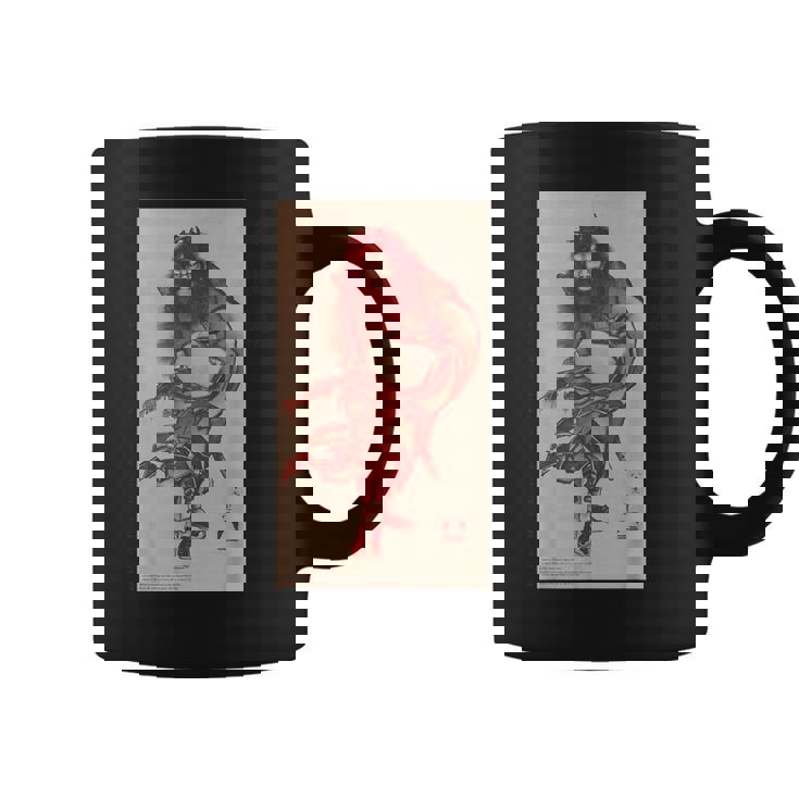 葛飾北斎 「朱描き鍾馗・朱鍾馗・赤鍾馗」 コーヒーマグ