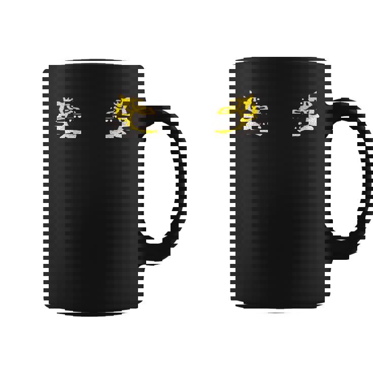 虎 タイガー 顔 対称 ポップアート 和風アニマルデザイン 長袖tシャツ コーヒーマグ