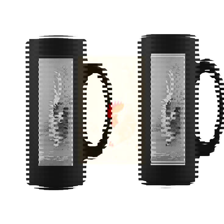 雄鶏と鶏 1900 大原興村 和農場生活 長袖tシャツ コーヒーマグ