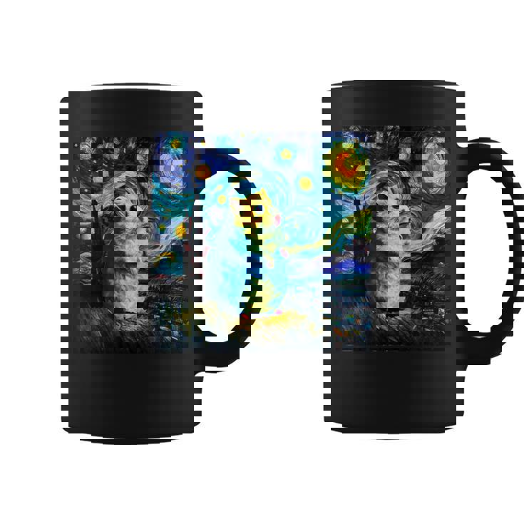 面白いtシャツ ハムスター かわいい ゴッホ 星月夜 動物 メンズ グッズ 面白い 服 ネタ 子供 キッズ コーヒーマグ