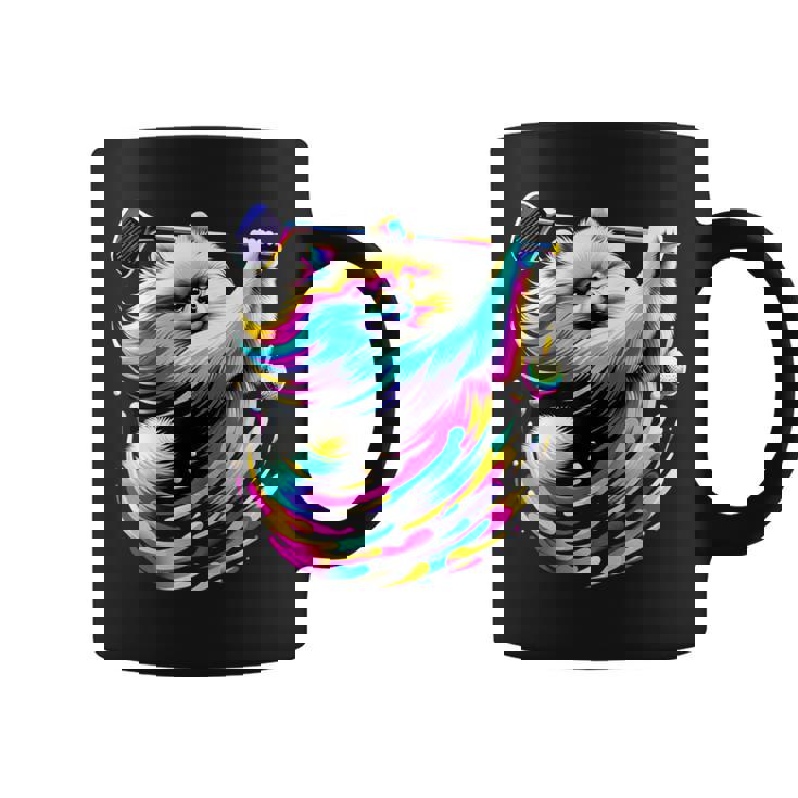 面白いtシャツ ポメラニアン ゴルフ イヌ メンズ 犬好き グッズ かわいい おもしろ 面白い 服 ネタ コーヒーマグ