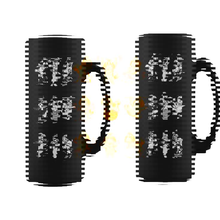 面白いtシャツ 犬 シーズー 筋トレ ジム イヌ グッズ かわいい おもしろtシャツ 面白い 服 ネタ コーヒーマグ