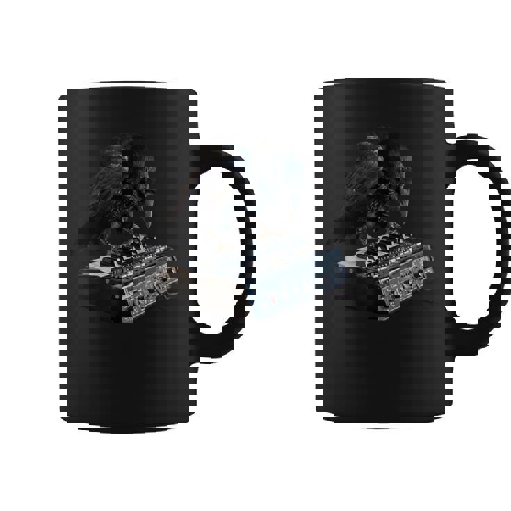 面白いtシャツ 鳥 カラス シンセサイザー メンズ グッズ おもしろ 面白い 服 ネタ バードウォッチング コーヒーマグ