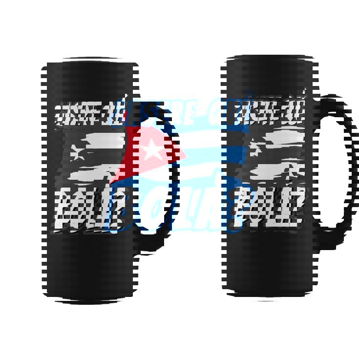 面白いキューバのハバナキューバの旗、アセレ・ケ・ボラ 長袖tシャツ コーヒーマグ