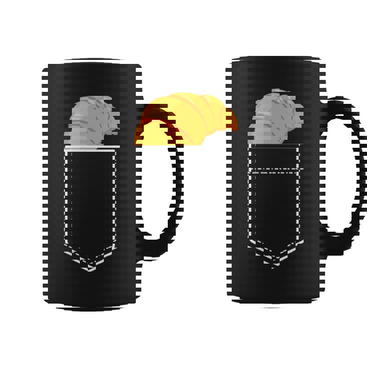 面白いクロワッサンインザポケット 食通 フレンチクロワッサンポケット コーヒーマグ