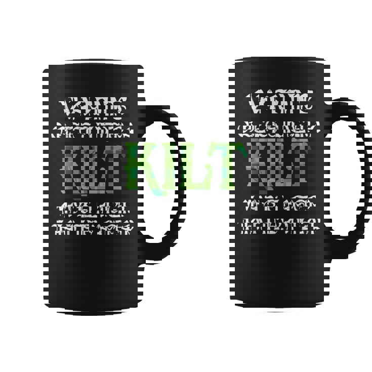 メンズ 面白いタータンスカート キルトの言葉 男性用 コーヒーマグ