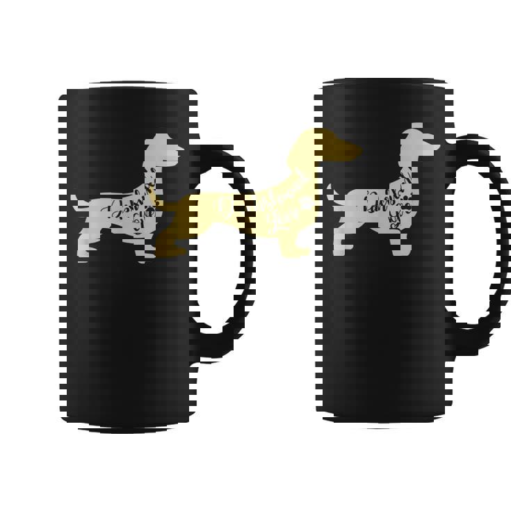 面白いダックスフント犬のデザイン ペット愛好家の足 コーヒーマグ