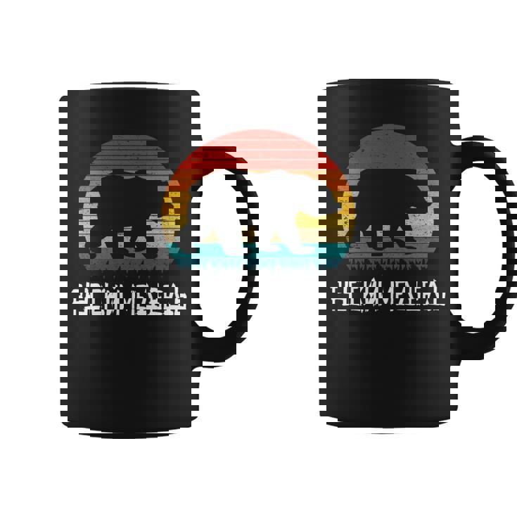 面白いロシア語 ロシアのクマのシルエット ロシア 長袖tシャツ コーヒーマグ