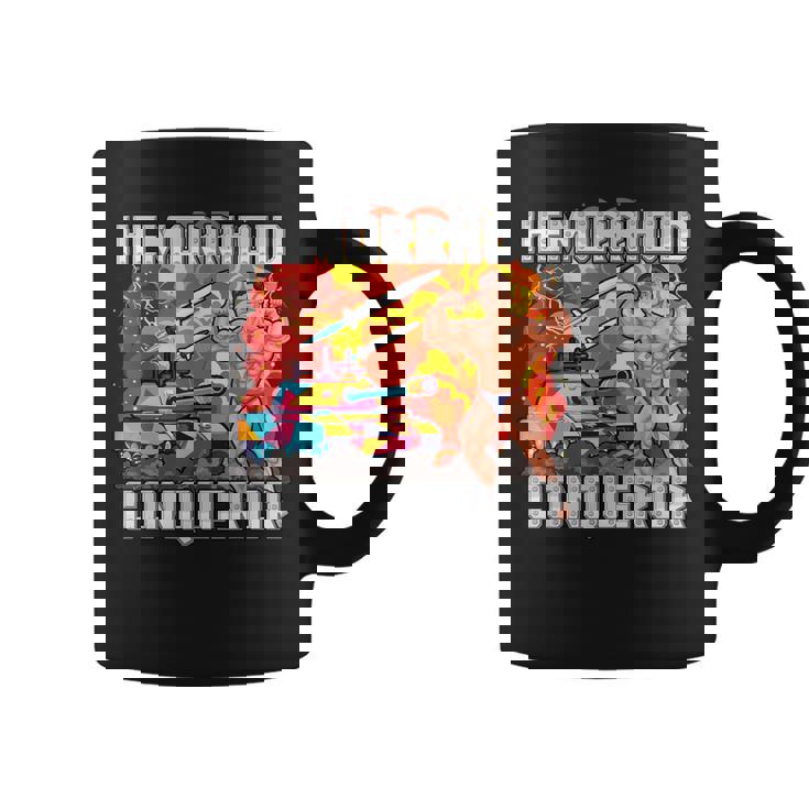 面白い不快なミーム 痔克服ジョーク 恥ずかしい コーヒーマグ