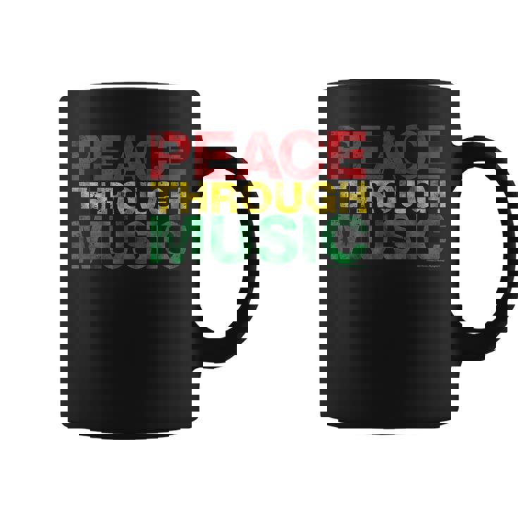 音楽を通して平和を変えるために遊ぶ コーヒーマグ