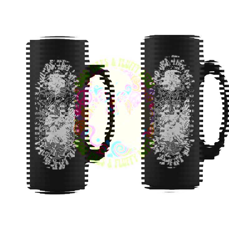 鶏好き ふわふわ お尻 バイブ 動物 ユーモア コーヒーマグ