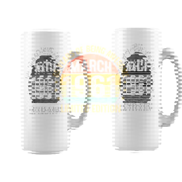 1961年3月の誕生日記念限定版ヴィンテージ65歳。 コーヒーマグ