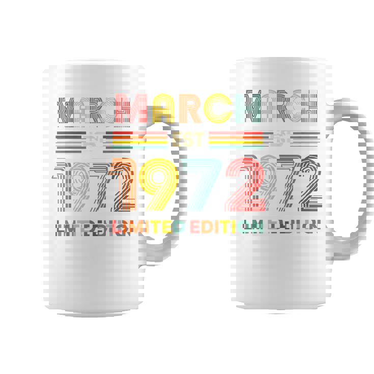 1972年3月日 誕生日 限定版 54歳 54歳 コーヒーマグ