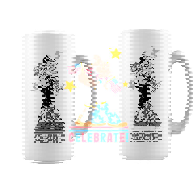 7月4日 「ポパイとオリーブオイルの愛国心」 彼と彼女 コーヒーマグ