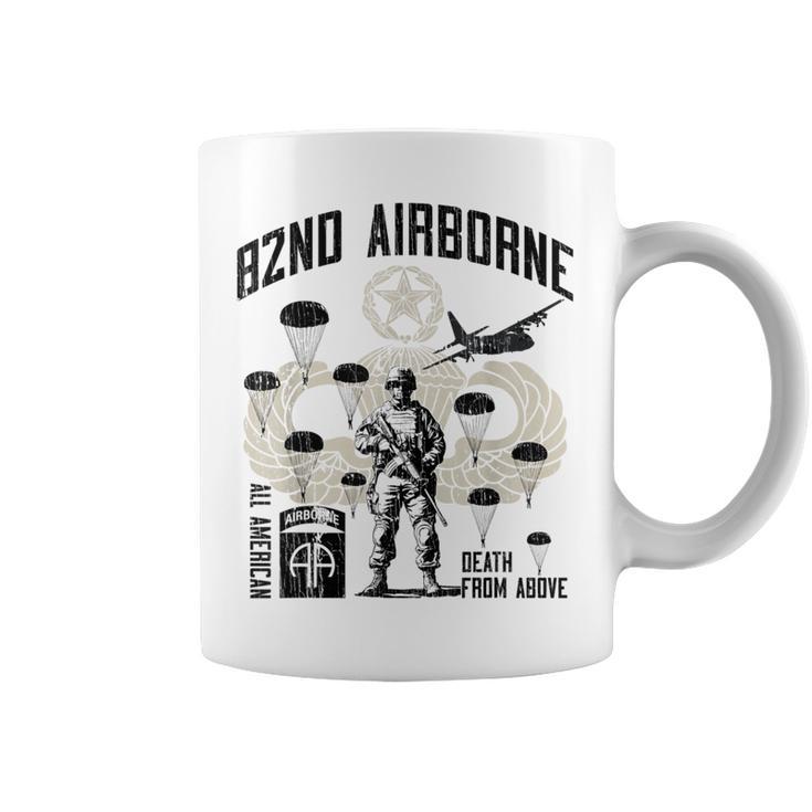 82Nd Airborne Division Paratrooper Veteran Death From Above Coffee Mug -  Monsterry
