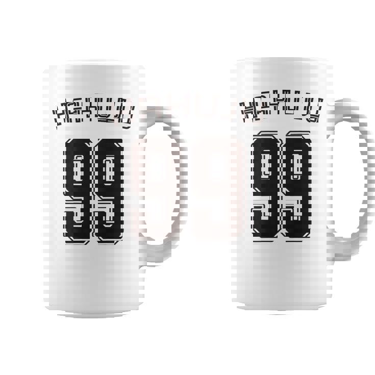 99 歳 白寿 祝い 99歳 99才 お祝い 男性 女性 白寿祝い 父 母 はくじゅ 背番号 バックプリント コーヒーマグ