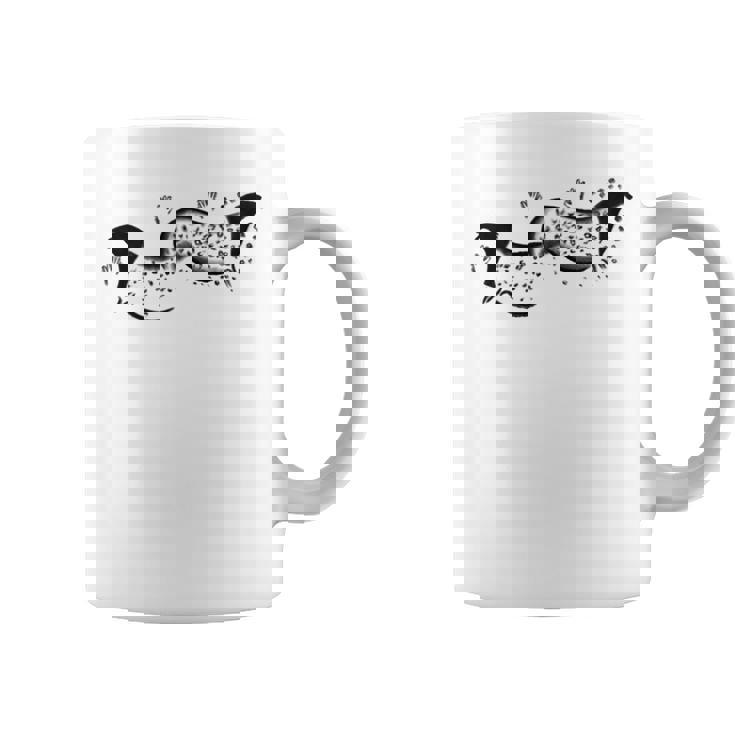 Arte Rupestre De La Edad De Piedra Por Dos Caballos De Pech Merle Manga Larga Taza de café