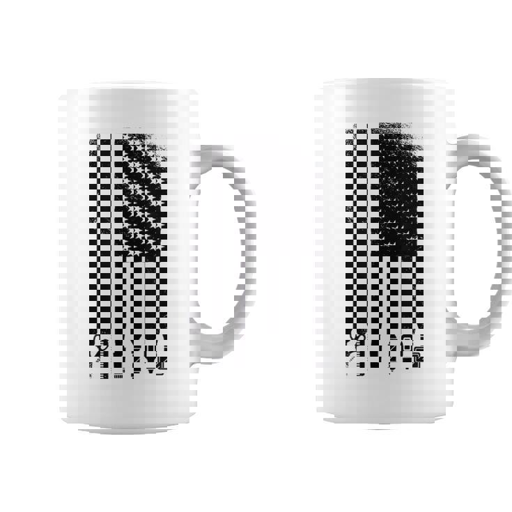 Awesome Barber Usa フラッグ 星 クール コーム ハサミ コーヒーマグ