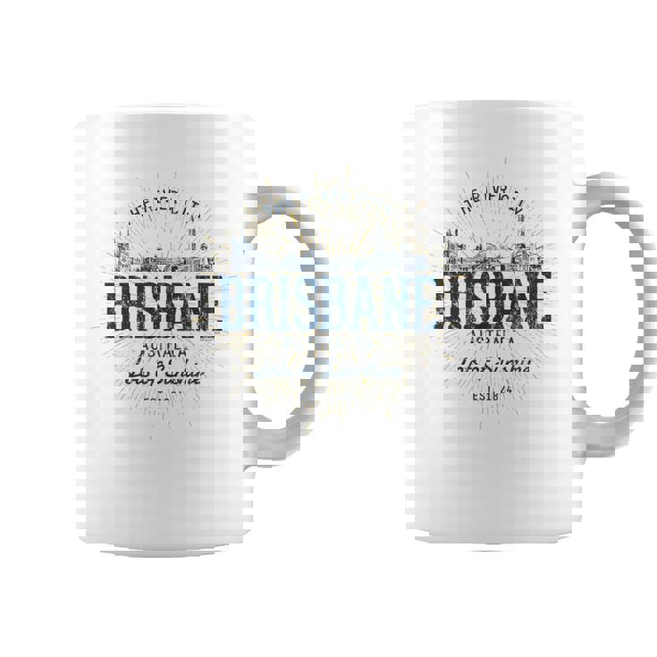 Brisbane Australia オーストラリアレトロスタイルヴィンテージブリスベン コーヒーマグ