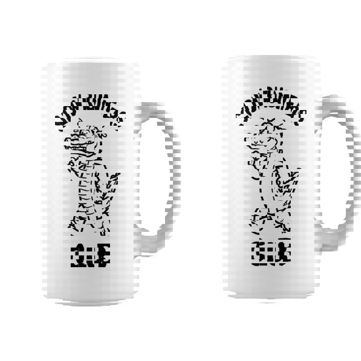 Crocodilelow Runners Club おもしろランニングマスコット 長袖tシャツ コーヒーマグ